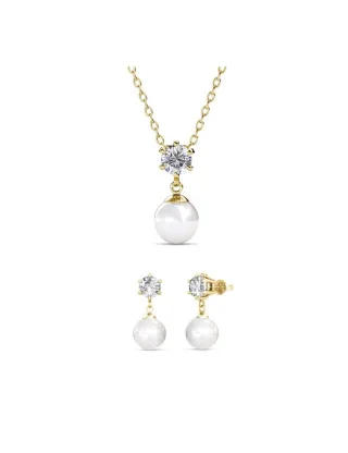 Set und Box Pauline - Gold und Kristall