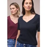 STREET ONE T-Shirt im soften Baumwoll-Mix