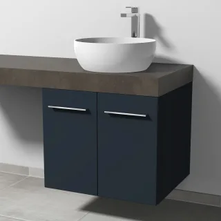 Sanipa Waschtischunterbau mit Türen 2morrow (G3361) 510x600x520 Marine-Matt, G33611R G33611R