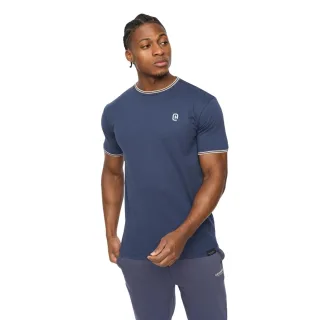 Crosshatch - "Preece" T-Shirt für Herren (Marine)