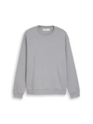 Denim Tom Tailor - Basic Sweatshirt ultimate grey - Gr. - XXL