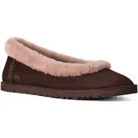 UGG Zora Ballet Flat Ballerina Homeslippers, Flats mit Logoverzierung