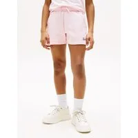 Tommy Hilfiger Sweatshorts TOMMY SCRIPT SWEATSHORT für Kinder bis 16 Jahre, glänzender Logo-Schriftzug