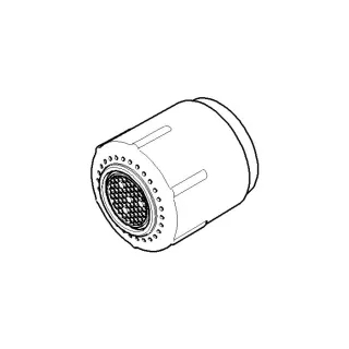 Dornbracht Einsatz, Brausen 9012010740090 ERSATZTEILE 90120107400 90 x 90 x 30 mm