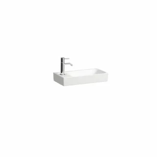 LAUFEN Handwaschbecken MEDA 235x460x115 asym. o.Hl. o.Ül. Becken re weiß, H8151140001121 H8151140001121