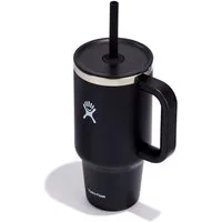 Hydro Flask Thermobecher All Around Travel Tumbler in den Größen 24 oz/ 32 oz / 40 oz, 1-tlg., Edelstahl, Thermo Cup mit Strohhalm, 709 ml/ 946 ml/ 1182 ml