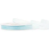 Creativery Organzaband, Organzaband 6mm x 25m Rolle Hellblau