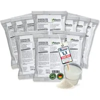 Veluxis Kleister Veluxis® Vliestapetenkleister, (5-tlg), Starke Klebkraft, fleckenfrei & korrigierbar, 1 Beutel = 30 qm