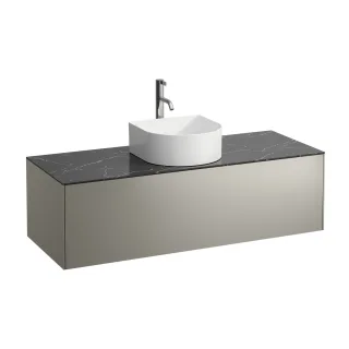 LAUFEN Waschtischunterschrank SONAR f.WT H812340/1/2/3 1 Schubl 1175x455 AusschnWT?? Titan&Ner H4054250341421