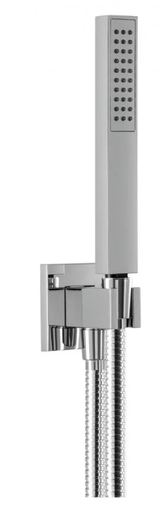 Herzbach Spa Wannenset eckig abg stab eckig messing bs 160 chrom, 11.630422.4.01 11.630422.4.01