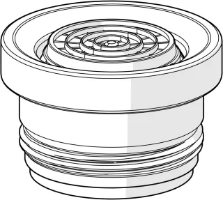 Hansa Luftsprudler und Schlüssel HANSA, 1014220V-33 STD B Laminar Matt-Schwarz, 1014220V-33 1014220V-33