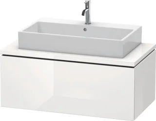 Duravit L-Cube Konsolenwaschtischunterbau wandhängend Weiß Hochglanz 1020x547x400 mm - LC581408585 LC581408585