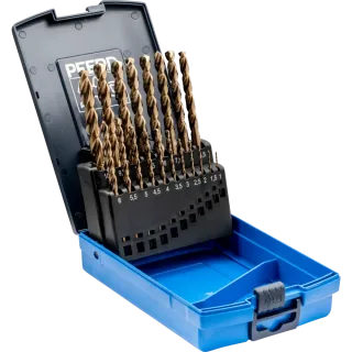 PFERD TOOLS Spiralbohrer-Set 19-tlg. INOX HSSE N DIN 338 - 25203703