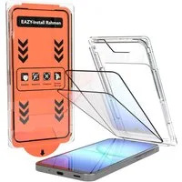 EAZY CASE Displayschutzfolie Displayschutz mit 9H Glas für Samsung Modelle für Samsung Galaxy A17, 2er Set, Samsung Galaxy A17, 2er Set Displayfolie Klar, Hartglas 0,7mm