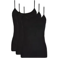 Nina Von C. Unterhemd "Daily" (3er Pack) basic, weich, bequem, eng, Rundhalsausschnitt, schmale Träger