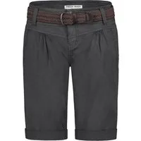 Fresh Made Bermudas Sommerliche mit geflochtenem Gürtel Bermuda Shorts