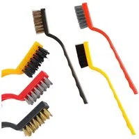 TSB Werk Drahtbürste 3x Drahtbürste Reinigungsbürste Metallbürste, Messing, Nylon, Edelstahl, Bürste Set