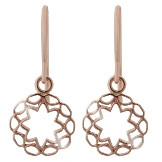 Orphelia 'Jasmine' Tropfenohrringe aus 925er Sterlingsilber für Damen - Rosé ZO-7076/1
