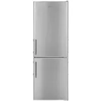 exquisit Kühl-/Gefrierkombination KGC233-60-HE-040D, 142,2 cm hoch, 50 cm breit, Energieeffizienzklasse D, 173 Liter Nutzinhalt, 4 Sterne Gefrieren