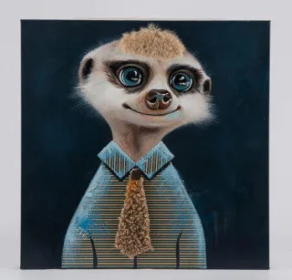 Canvasbild Erdmännchen