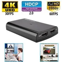 Bolwins I13D USB 3.0 HDMI Video Game Capture Recorder Videoaufnahme Rekorder Netzwerk-Videorecorder (1080p Full-HD-Aufnahme, HDMI-Pass-Through)
