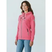 Dry Fashion Kapuzensweatjacke Juist Damen Sweatjacke Jacke mit Kapuze - Freizeitjacke Kapuzenjacke Verstellbare Kapuze, Frontreißverschluss, Reißverschluss-Seitentaschen