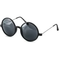 Caspar Sonnenbrille SG021 Unisex Retro XL Nickelbrille mit runden Gläsern bunt verspiegelt