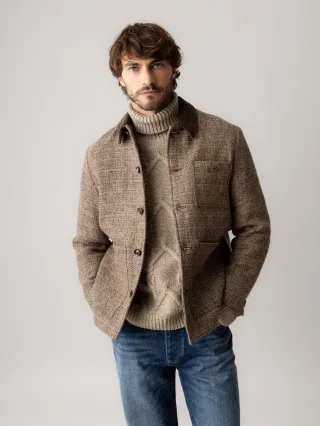 mos mosh gallery - MMGWarren Tweed Jacket chocolate brown - Gr. - L
