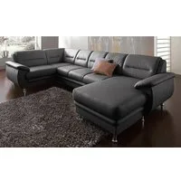 sit&more Wohnlandschaft Mailand U-Form, B: 312 cm, optional Bettfunktion