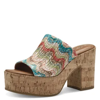 Tamaris - Da.-Pantolette beige comb - Gr. - 39