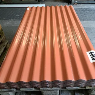 Trapezblech W1/1064 Mini | Dach | 1,10 m Plattenlänge | Kupferbraun ( RAL 8004 )