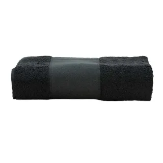 ARTG - Badetuch "Print-Me" (Schwarz)