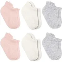 bistyle Sneakersocken (6er Pack) Sneakersocken Babys Jungen Mädchen Babysocken Kurzsocken (Set, 6-Paar, 6er-Pack) Bio-Baumwolle GOTS zertifiziert 0-6 Monate bis 2-3 Jahre
