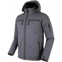 MDM Motorradjacke Herren Motorradjacke Softshelljacke mit Protektoren Aramid Verstärkung Softshell Motorradjacke mit Aramid-Verstärkung, 5 Protektoren