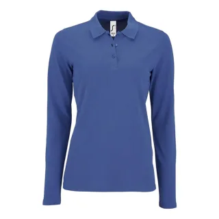 SOLS - "Perfect" Poloshirt für Damen Langärmlig (Königsblau)