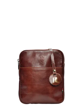 Anna Luchini Kastanienbraun Rindsledertasche