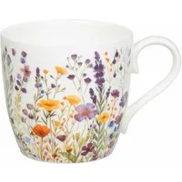 Könitz Becher Blumenwiese, 425 ml, Bone China