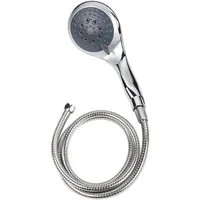 Eisl Handbrause Welly, (Set), Duschkopf mit Schlauch und 5 Funktionen, Chrom