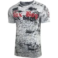 Baxboy T-Shirt Baxboy Batik style Herren T-Shirt mit Front Logo Print B-102