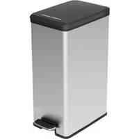 Curver Mülleimer Curver 213298 Mülleimer 40 l (B x H x T) 250 x 610 x 420 mm Silber