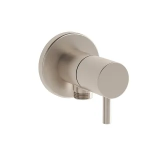 VitrA Zubehör Eckventil mit Abgang G 1/2" Fertigmontageset Nickel gebürstet,A4521434 A4521434