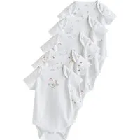 Next Kurzarmbody Kurzärmelige Baby Bodysuits, 5er-Pack (5-tlg)