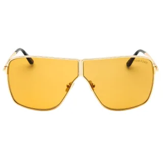 Tom Ford Huxley Sonnenbrille In Glänzendem, Tiefem Gold