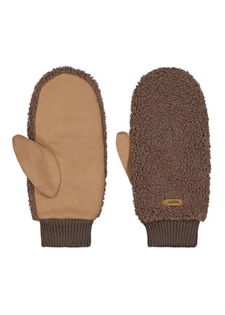 Barts - Fäustlinge aus Teddyfell Braun - Gr. - OS