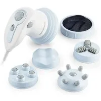 Sport-Knight® Massagegerät Anti-Cellulite Massagegerät mit Infrarot, Vibration & 5 Massageköpfen, Massagegerät mit 5 Aufsätzen