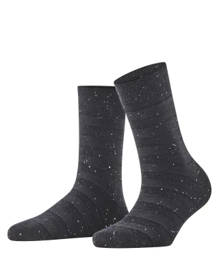 FALKE - FALKE Sparkle Stripes Damen black - Gr. - 36.5