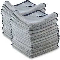 ELEXACLEAN Universal Reinigungstücher Mikrofasertuch (80% Polyester, 20% Polyamid (Mikrofaser), 30x30 cm, Set, 24-tlg., 30x30 cm, fusselfrei, streifenfrei, saugfähig)