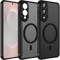 CoolGadget Handyhülle Magnet-Hülle für Samsung Galaxy S25 Edge Schutzhülle magnetisch 6,7 Zoll, Hülle Matt Stoßfest kompatibel mit QI-Laden Zubehör Kameraschutz Case
