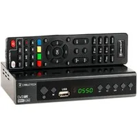 Cabletech DVB-T/C-Tuner mit HEVC-H.265-10-Bit-Decode DVB-T2 Receiver (7-Tage-Programmführer (EPG)