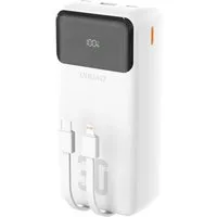 Dudao Dudao K15MAX 30000mAh PD 22.5W Powerbank mit integrierten Kabeln Powerbank Powerbank 30.000 mAh (5 V, 9 V, 12 V, 15 V V), 22,5 W PD & QC Schnellladung, 30000 mAh Kapazität